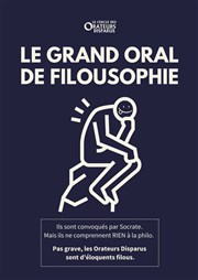 Le cercle des orateurs disparus dans Le Grand Oral de Filousophie Comdie de Paris Affiche