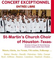 St-Martin's Church Choir of Houston - Texas Eglise de la Madeleine Affiche