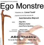 Ego monstre ABC Thtre Affiche