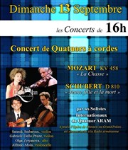 Concert de Quatuors à cordes : Mozart-Schubert Eglise Notre Dame de la Salette Affiche