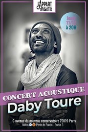 Daby Touré L'Appart de la Villette Affiche