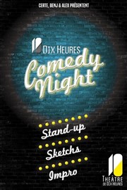 10h Comedy Night Thtre de Dix Heures Affiche
