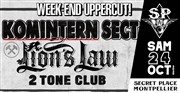 Komintern Sect + Lions's Law + 2 Tone Club Secret Place Affiche
