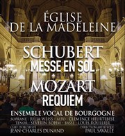 Messe en Sol de Schubert, Requiem de Mozart Eglise de la Madeleine Affiche