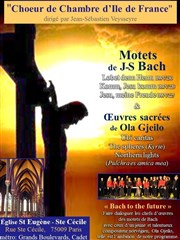 Choeur de Chambre d'Ile de France | Motets de J-S Bach Eglise Saint-Eugne Sainte-Ccile Affiche