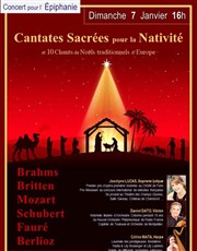 Cantates Sacrées pour la Nativité : Soprano, Violon, Harpe Eglise Sainte Marie des Batignolles Affiche