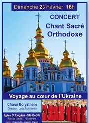 Concert Choeur Ukrénien Academie de Billard Affiche
