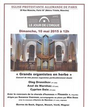 Grands organistes en herbe Eglise Allemande Affiche