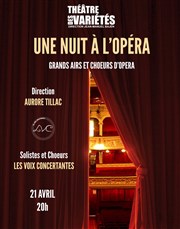 Une nuit à l'opéra | Le Printemps Lyrique Thtre des Varits - Grande Salle Affiche