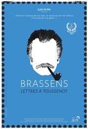 Brassens, lettres à Toussenot Thtre de Poche Graslin Affiche