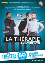 La Thérapie pour tous Thtre BO Avignon - Novotel Centre - Salle 1 Affiche