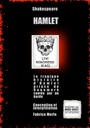 Hamlet Solo Thtre du Nord Ouest Affiche