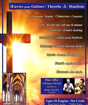 uvres pour guitare : théorbe & hautbois Eglise Saint-Eugne Sainte-Ccile Affiche