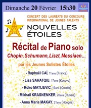 Concert Piano des Nouvelles Etoiles 2021 Eglise Notre-Dame du Travail Affiche