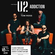 U2 Addiction Casino Terrazur Affiche