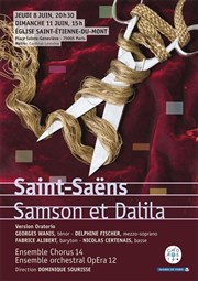 Samson et Dalila Eglise Saint Etienne du Mont Affiche