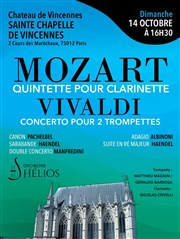 Orchestre Hélios | Concerto pour 2 Trompettes de Vivaldi, Quinette de Mozart pour Clarinette Sainte Chapelle de Vincennes Affiche
