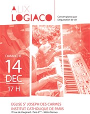 Alix Logiaco | Piano Jazz Eglise Saint Joseph des Carmes Affiche