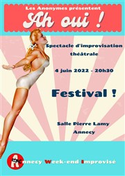 Spectacle d'improvisation théâtrale : Festival ! Salle Pierre Lamy Affiche