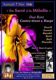 Concert Duo Rare : Contre - ténor & Harpe Eglise Sainte Marie des Batignolles Affiche