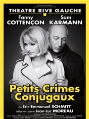 Petits crimes conjugaux | avec Fanny Cottençon, Sam Karmann Thtre Armande Bjart Affiche