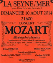 Mozart, musicien de la lumière Eglise Notre Dame de la Mer Affiche