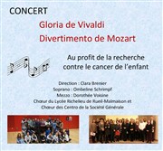 Concert Gloria de Vivaldi et Divertimento de Mozart Temple de l'Etoile Affiche
