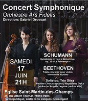 Concert symphonique orchestre Ars Fidelis Eglise Saint Martin des Champs Affiche