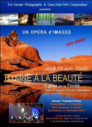 Un opéra d'images | Concert - Projection Photos sur écran géant Eglise de la Trinit Affiche