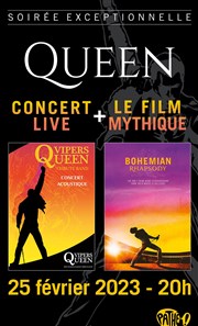 Soirée Queen : Live acoustique + film Bohemian Rhapsody Nice Path Lingostire Affiche