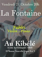Les fables de la Fontaine avec Violon et Piano Le Kibl Affiche