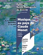 Musique au pays de Claude Monet glise Sainte-Radegonde Affiche