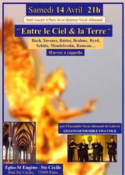 Ensemble Vocal Allemand : Bach / Tavener / Rutter / Brahms / Byrd / Schütz... Eglise Saint-Eugne Sainte-Ccile Affiche