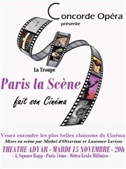 La troupe Paris la scène fait son cinéma Thtre de la Tour Eiffel Affiche