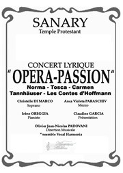 Opéra-passion Temple protestant Affiche