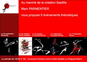5 expositions thématiques de Marc Parmentier March de l'art et de la cration Bastille Affiche