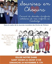 Chorales d'Enfants - Sourires en Choeurs Eglise Notre Dame de Saint Didier Affiche