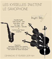 Les Kyrielle invitent le Saxophone Bateau Daphn Affiche