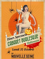 Cabaret Burlesque Halloween La Nouvelle Seine Affiche
