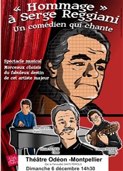 Hommage à Serge Reggiani L'Odeon Montpellier Affiche