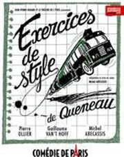Exercices de styles | de Queneau Comdie de Paris Affiche