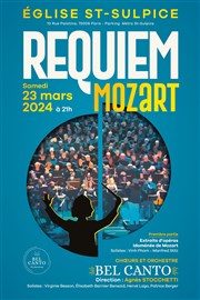 Grand concert requiem de Mozart : Idomenee Eglise Saint-Sulpice Affiche