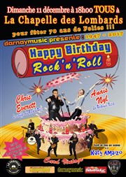 Happy birthday rock'n'roll La Chapelle des Lombards Affiche