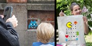 Pixel challenge : Chasse aux space invaders + atelier sérigraphie Place de la Nation Affiche