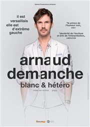 Arnaud Demanche dans Blanc et Hétéro Thtre de la Cit Affiche