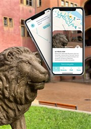 Le Vieux Lyon, visite audio-guidée sur smartphone Place Saint-Jean Affiche