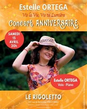 Concert Anniversaire d'Estelle Ortega Le Rigoletto Affiche