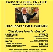 Classiques favoris Best of | Bach / Vivaldi / Cherubini / Bellini / Haendel - Orchestre Paul Kuentz Eglise Saint Louis en l'Île Affiche