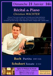 Récital de Piano : Bach & Schubert glise St Philippe du Roule Affiche