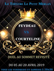 Feydeau VS Courteline Thtre du Petit Merlan Affiche